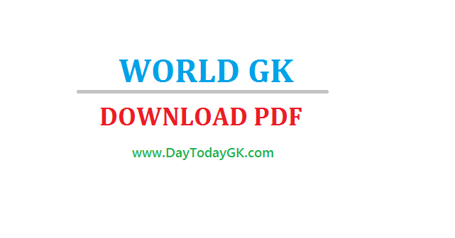 Current Affairs 2018 Pakistan and World pdf download