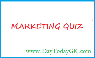 Marketing Quiz one for SBI PO and Clerk Exams