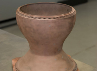 NASA 3-D Prints First Full-Scale Copper Rocket Engine Part