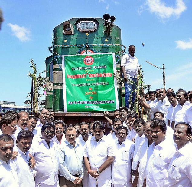 India’s first Green Rail Corridor launched in Tamil Nadu