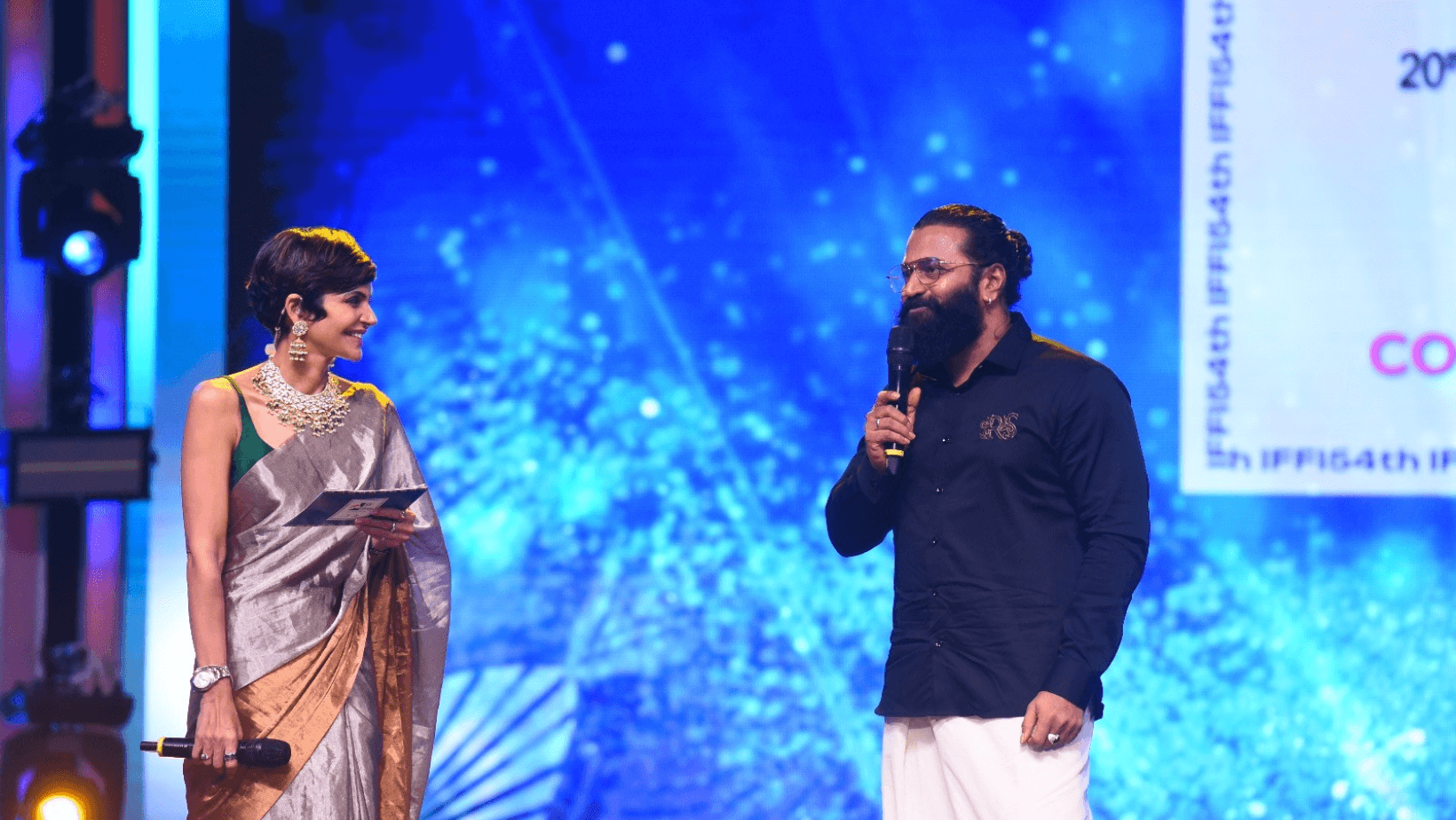 Indian filmmaker Rishab Shetty honored with special jury award for ‘Kantara’ at IFFI 54