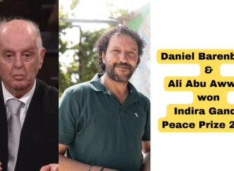Daniel Barenboim and Ali Abu Awwad won the Indira Gandhi Peace Prize