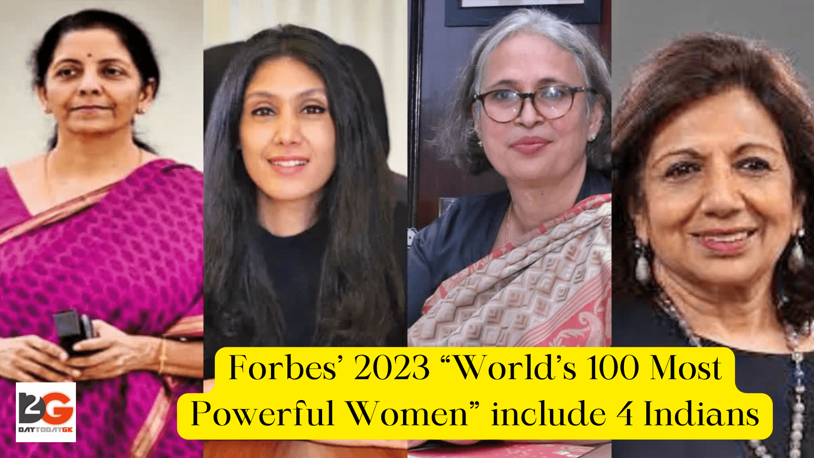 Forbes’ 2023 “World’s 100 Most Powerful Women” include Nirmala Sitharaman and three other Indians