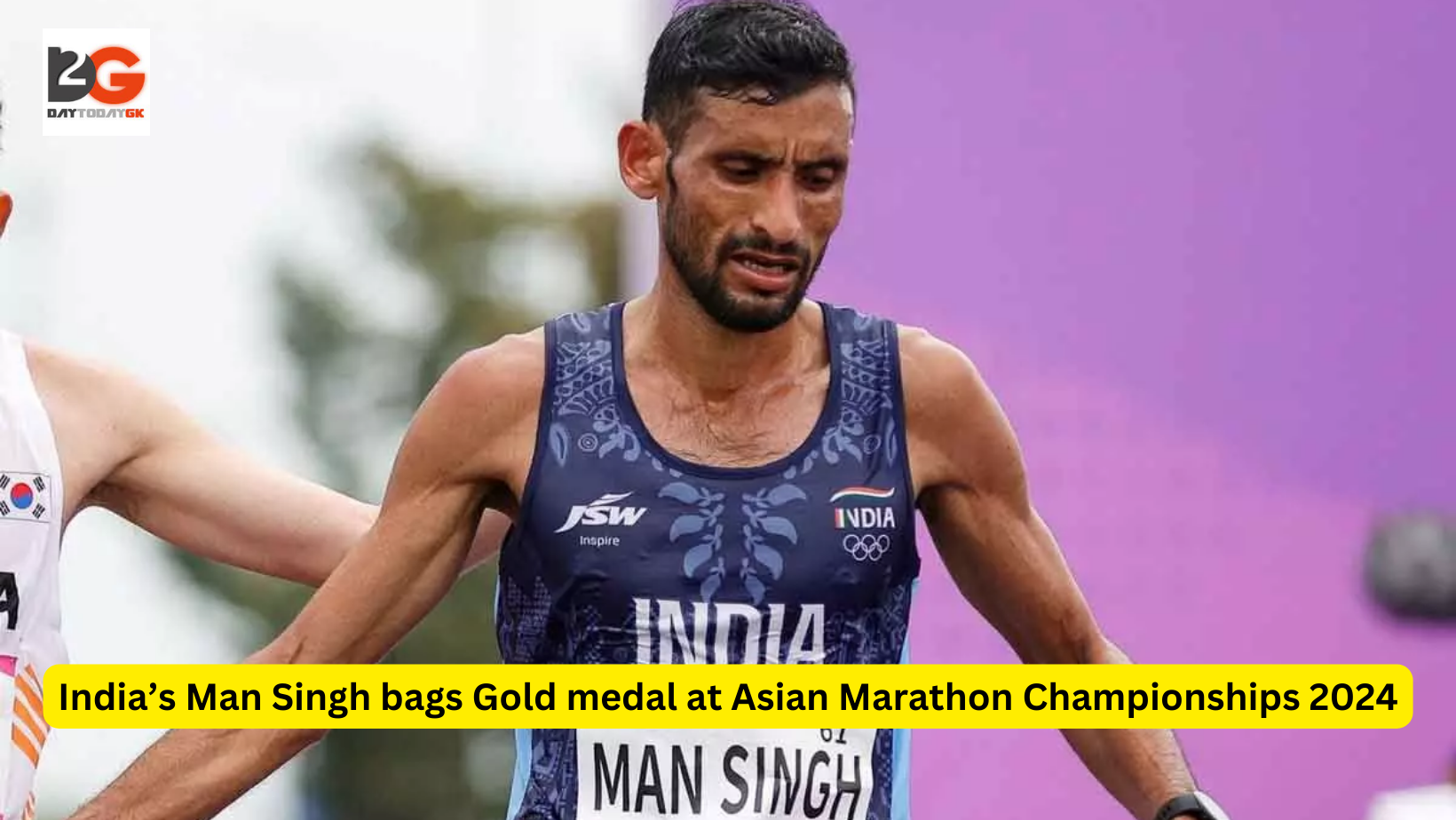 India’s Man Singh bags Gold medal at Asian Marathon Championships 2024