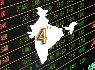 Indian Equity Market Surpasses Hong Kong, Ranks 4th Globally with $4.33 Trillion Market Cap