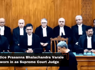 Justice Prasanna Bhalachandra Varale sworn in as Supreme Court Judge
